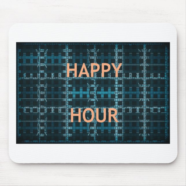 Happy Hour Mouse Pad (Front)