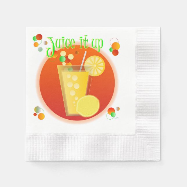 Happy Hour Party Napkin (Front)