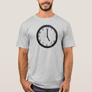 happy hour pocket watch martini clock five oclock T-Shirt
