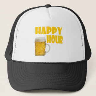 happy hour trucker hat