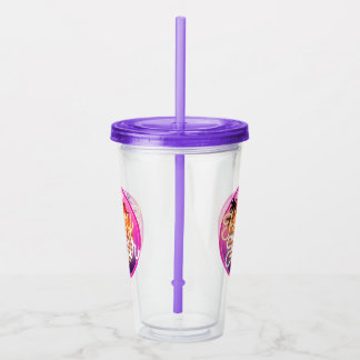 Happy Hour Tumble w Straw Acrylic Tumbler