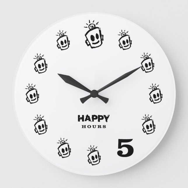 HAPPY Hours Wall Clock (Front)