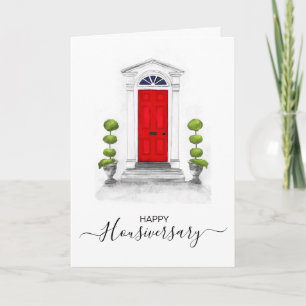 Happy house anniversary housiversary referral card