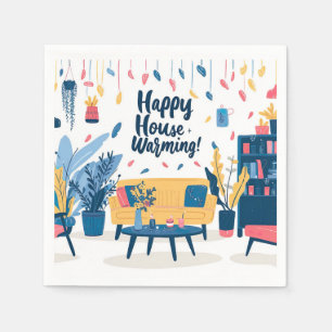 Happy House Warming Paper Napkin