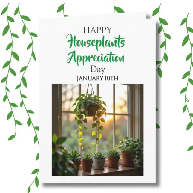 Happy Houseplants Appreciation Day | Jan 10th Card (Creator Uploaded)