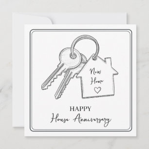Happy Housiversary   House Anniversary Celebration Card