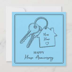Happy Housiversary House Anniversary Celebration Card
