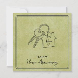Happy Housiversary   House Anniversary Celebration Card