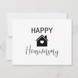 Happy Housiversary Real Estate Card
