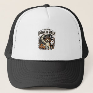 Happy Howl-O-Ween Beagle Witch Hat Halloween Shirt