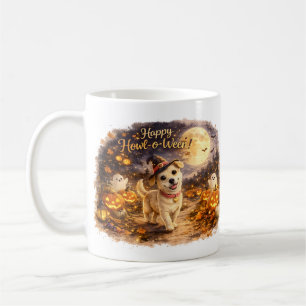 Happy Howl-o-Ween Cute Dog Halloween Design Coffee Mug