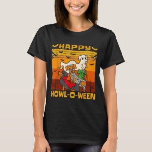Happy Howl-O-Ween Dachshund Dog Halloween Costume T-Shirt