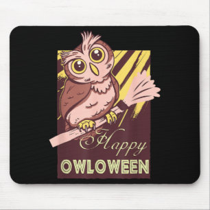 Happy Howl O Ween - Dog Halloween Mouse Pad