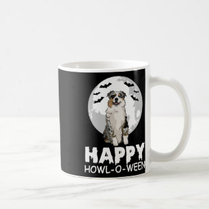 Happy Howl-o-ween Lazy Halloween Costume Cute Dog Coffee Mug