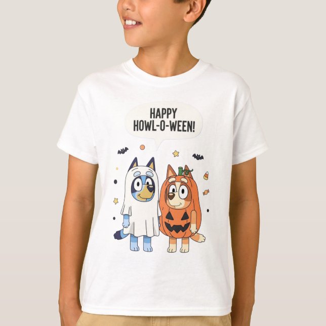 Happy Howl-o-Ween Tee (Front)