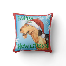 Happy Howliday Airedale