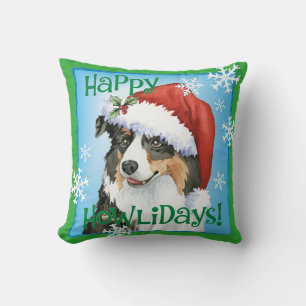 Happy Howliday Aussie Cushion