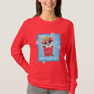 Happy Howliday Boston Terrier T-Shirt