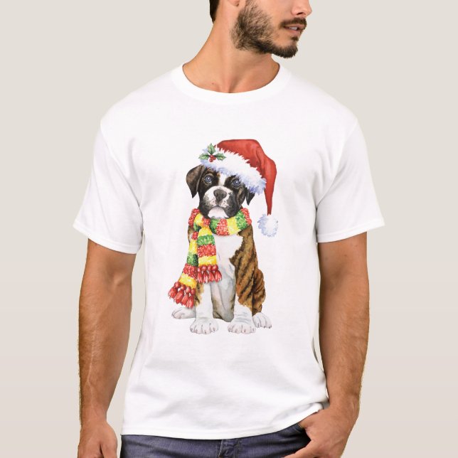 Happy Howliday Boxer T-Shirt (Front)