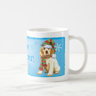 Happy Howliday Clumber Spaniel Coffee Mug