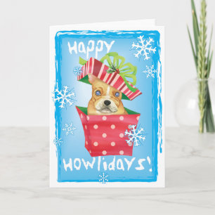 Happy Howliday French Bulldog Holiday Card
