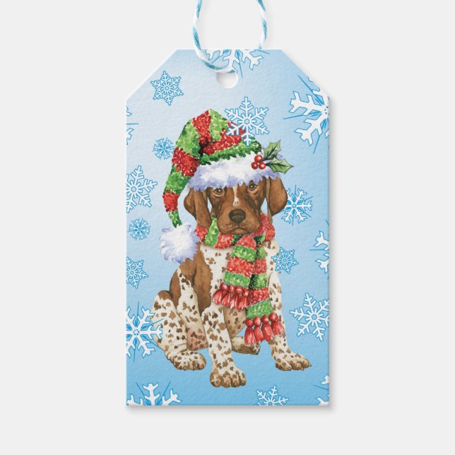 Happy Howliday GSP Gift Tags (Front)