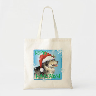 Happy Howliday Malemute Tote Bag