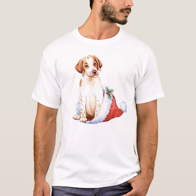 Happy Howliday Pointer T-Shirt (Front)
