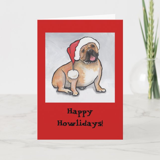 Happy Howlidays 2 Holiday Card (Front)