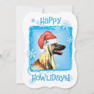 Happy Howlidays Afghan Holiday Card