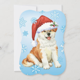 Happy Howlidays Akita Holiday Card