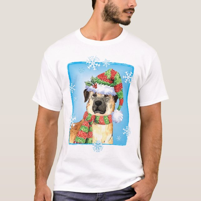 Happy Howlidays Anatolian Shepherd T-Shirt (Front)