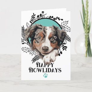 Happy Howlidays Australian Cattle Dog Christmas Holiday Card