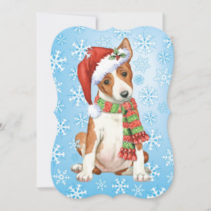 Happy Howlidays Basenji Holiday Card