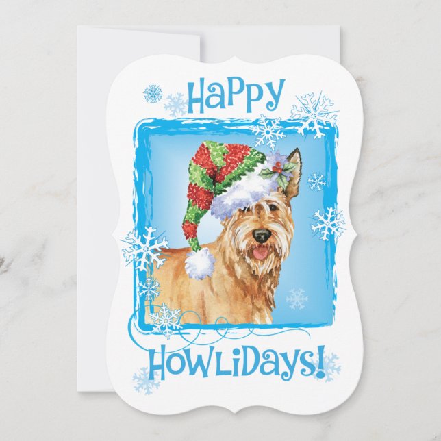 Happy Howlidays Berger Picard Holiday Card (Front)