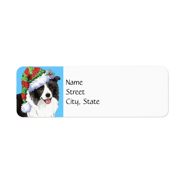 Happy Howlidays Border Collie (Front)