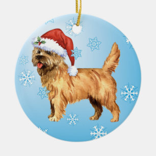 Happy Howlidays Cairn Terrier Ceramic Tree Decoration
