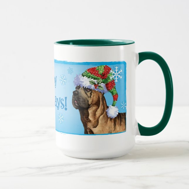 Happy Howlidays Cane Corso Mug (Right)