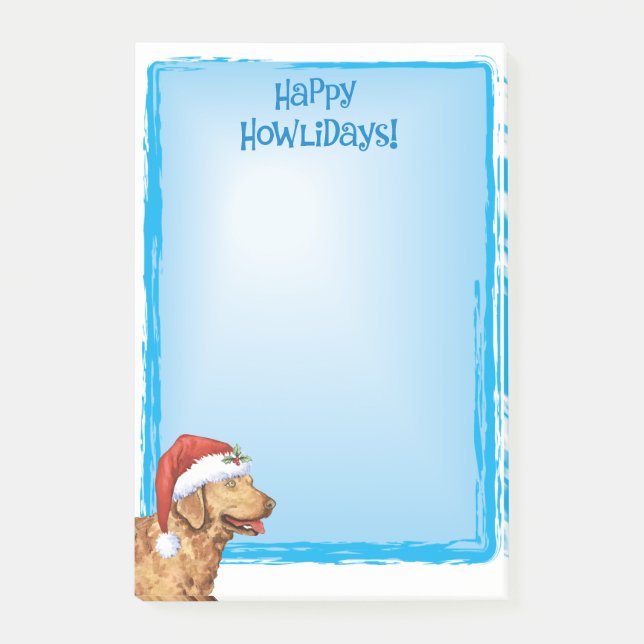 Happy Howlidays Chessie Post-it Notes (Front)