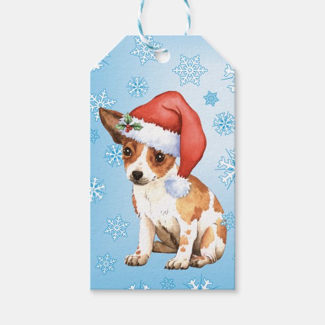 Happy Howlidays Chihuahua Gift Tags (Front)