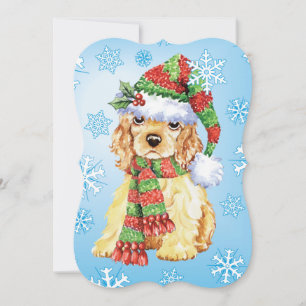 Happy Howlidays Cocker Spaniel Holiday Card