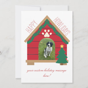 Happy Howlidays Dog Christmas Card