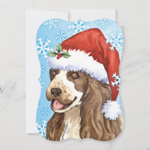 Happy Howlidays Englsih Cocker Spaniel Holiday Card