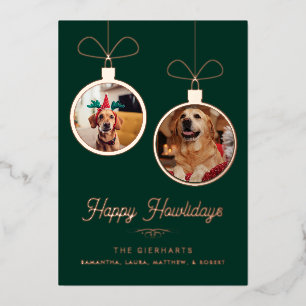 Happy Howlidays Funny Pet Dogs Photos Christmas