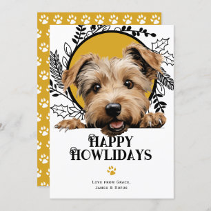 Happy Howlidays Glen of Imaal Terrier Christmas Holiday Card