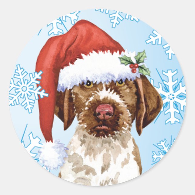 Happy Howlidays GWP Classic Round Sticker (Front)