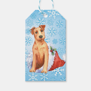 Happy Howlidays Irish Terrier Gift Tags