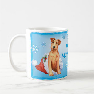 Happy Howlidays Irish Terrier Mug
