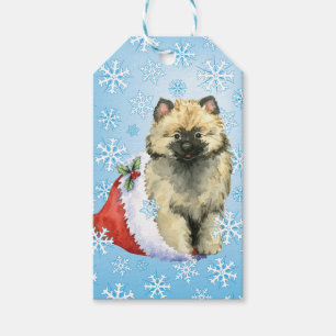 Happy Howlidays Keeshond Gift Tags