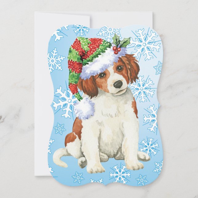 Happy Howlidays Kooikerhondje Holiday Card (Front)